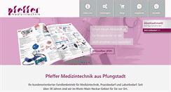 Desktop Screenshot of mtpfeffer.de